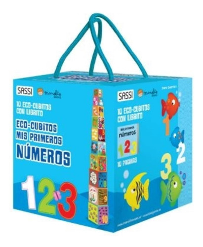 Mis Primeros Numeros - Eco Cubitos - Libro + Cubitos Apilabl