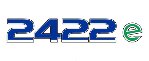 Adesivo Emblema Relevo Caminhão Compatível Ford 2422e Cm22