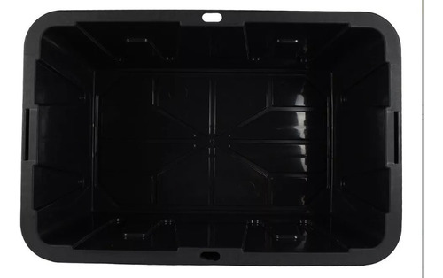 Caja Almacenamiento Uso Rudo Negra 102 Litros (10 Piezas)