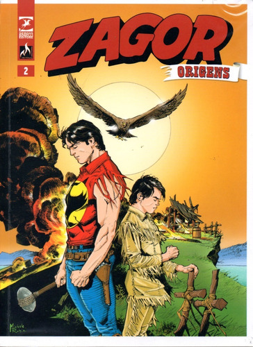 Zagor Origens Nº 02 - Editora Mythos - Capa Mole - 2021 - Bonellihq Cx93 F21