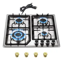 Comprar Parrilla A Gas Cocción Estufas 4 Quemadores Gas Empotrable