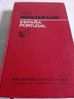 Libro Guia Michelin España Portugal 1973