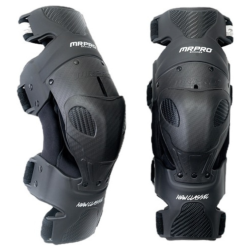 Joelheira Articulada Mr Pro New Classic Cross Preto Fosco Tamanho G