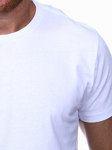 Camiseta Masculina Algodão - Básica Lisa