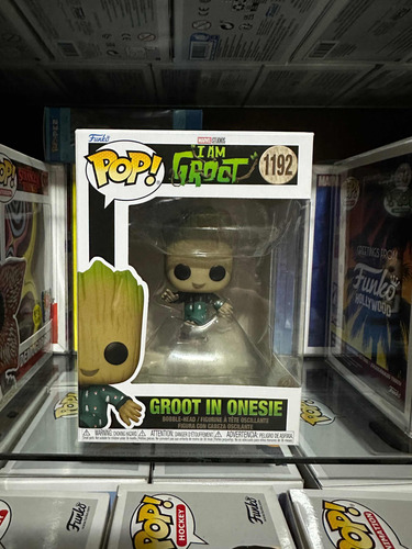 Funko Pop 1192 Marvel Studios I Am Groot Groot In Onesie (Usado)
