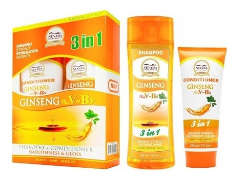 Kit De Ginseng Shampoo + Acondicionador 
