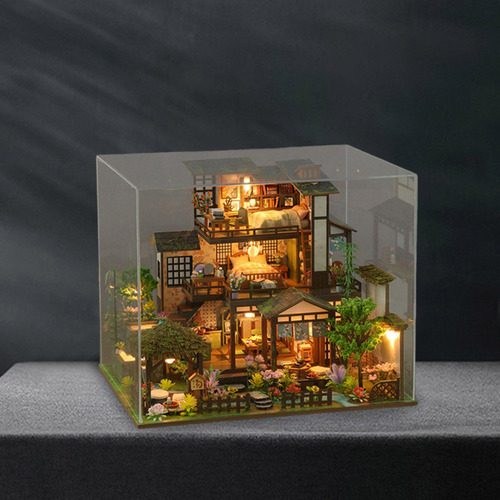 Casa De Muñecas Diy Miniatura Mini Casa Hecha A Mano Modelo