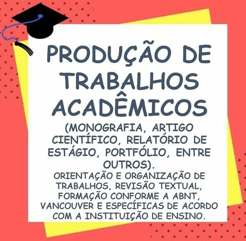 Imagem 1 de 1 de Produção Tcc E Artigo Científico