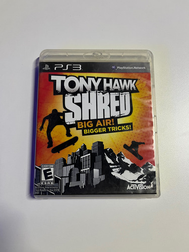 Jogo Ps3 Tony Hawk Shred Big Air Bigger Tricks Original (Recondicionado)