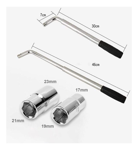 Llave Para Llanta De Carro, Llave Estándar Socket, Tipo L,