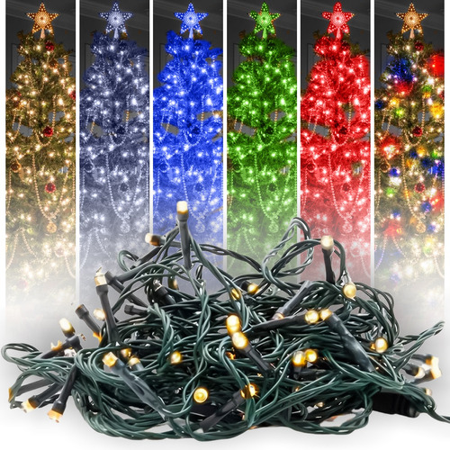 Pisca Pisca Natal 8 Funções 100 Leds 9m Várias Cores 110v