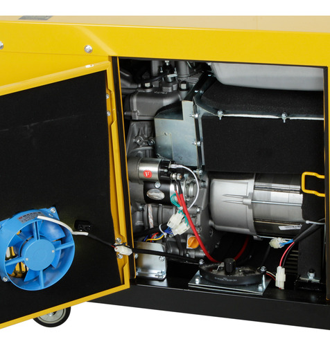 Generador Diesel Sds Power 6.5kva 220v Insonoro Sdg8500s