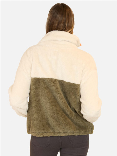 Poleron Chiporro Hunter Beige Mujer Maui And Sons