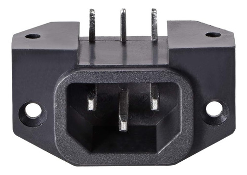 Adaptador Enchufe Panel C14 250v 10a 3 Pines Iec