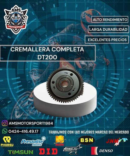 Cremallera Completa Dt200