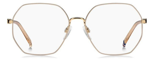 Lentes Tommy Hilfiger Th2097 Colores Oftalmico Color 84e Gold Beige