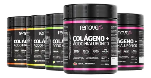 Kit 5x Colágeno + Verisol Ácido Hialurônico Renova Be