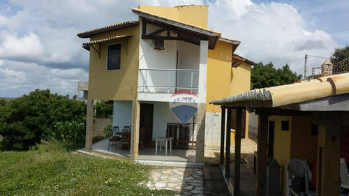 Casa Com 4 Dormitórios À Venda, 260 M² - Centro - Tibau/rn - Ca0088