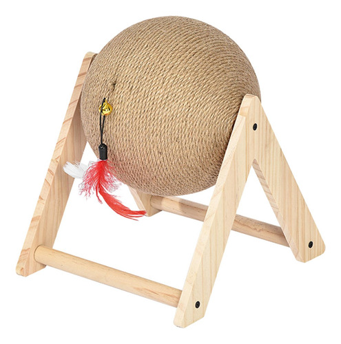 Juguete De Bola Con Poste Rascador Para Gatos, Soporte De