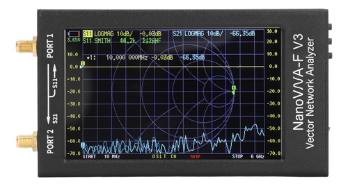 Analyzer Vector Network Con Pantalla Táctil Hf De 1 Mhz A 6
