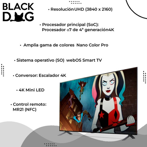 LG Qned Mini Led 75'' Qned90 4k Smart Gtia Ofi | Bde