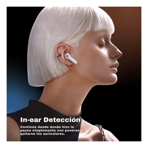 Audífonos Bluetooth Soundpeats Air3 Deluxe Hs Blanco Soporte del Codec LDAC