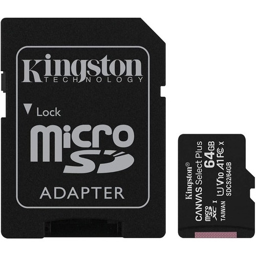 Kingston Micro Sdhc 64gb Class 10/100mb/ Con Adaptador