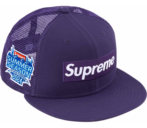 Gorra Supreme Box Logo Mesh Back New Era 59fifty Original