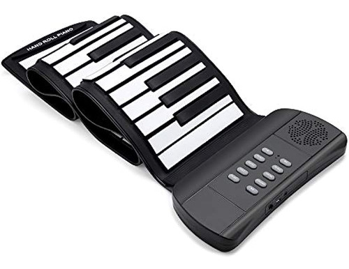 Lujex Roll Up Piano Piano Plegable Flexible Soft Electric Di