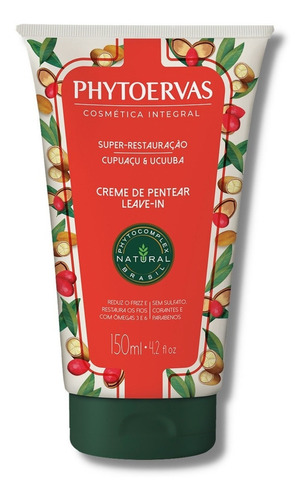 Creme P/pentear Leave Super Restauracao Sem Frizz Phytoervas