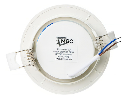Spot Led 5w Lâmpada Direcionável 6000k Gesso Sanca Branco