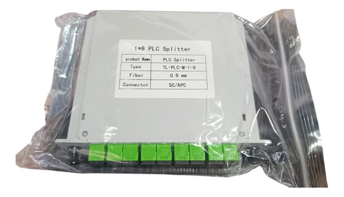 Caja Nap Fibra Óptica 2+16 Splitter Cass 1x8 Sc/apc X 3u Negro