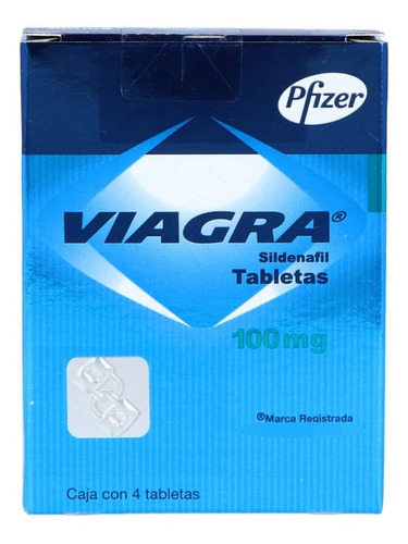 Imagen 1 de 1 de Viagra 100 Mg C/4 Tab Pfizer