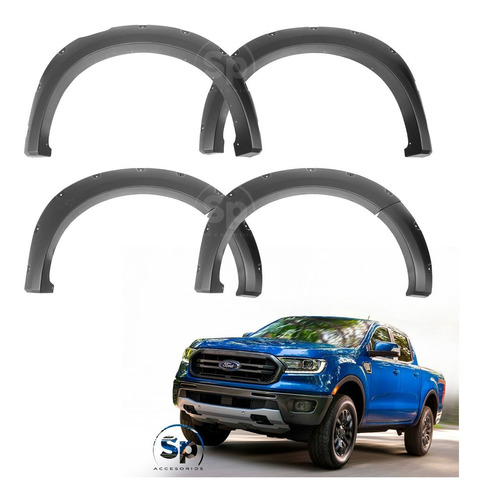 Cantoneras Simulación Tornillo Off Road Ford Ranger 2023+ T9