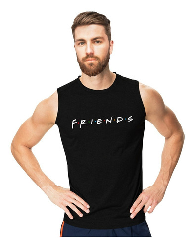 Friends Playera Sin Mangas Tank Top Gym Series De Tv