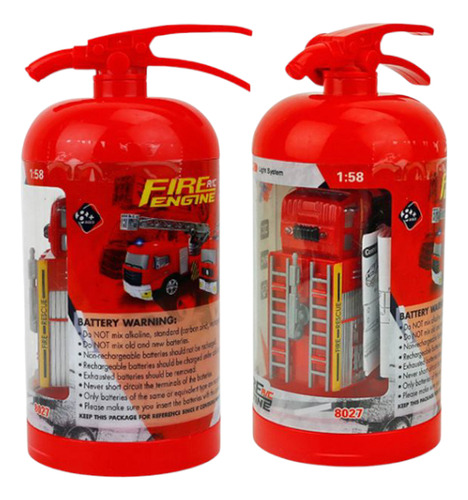 Minicamión De Bomberos Recargable Con Control Remoto