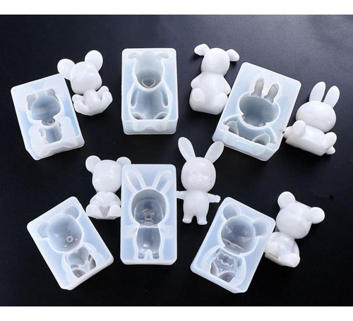 Flor Seca Diy Molde Del Ornamento De La Perro 75x40x30mm