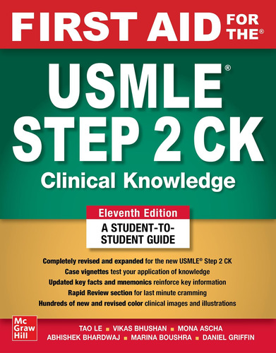 Libro:  First Aid For The Usmle Step 2 Ck, Eleventh Edition