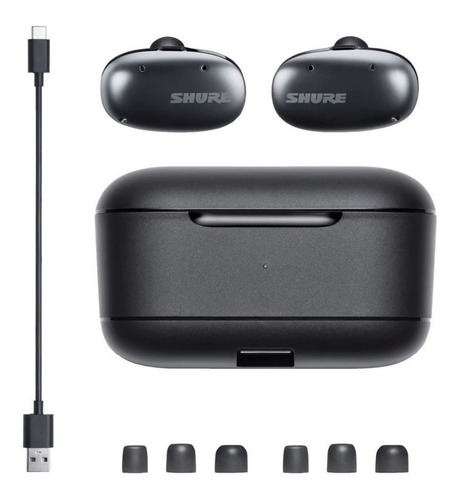 Imagen 3 de 10 de Auriculares Shure Aonic Free Inalámbricos Negros In-ear