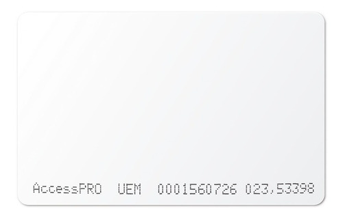 Tarjeta Tecnología Dual:rfid (uhf) 900 Mhz/proximidad 125khz