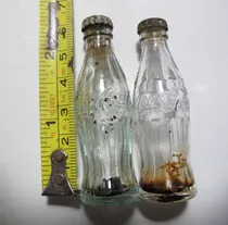 Comprar 2 Mini Botellas Del Refresco Coca Cola Vidrio 1950s  6.5 Cm.