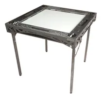Comprar Mesa De Dominó Metalnet Pint Transp Tope Blanco + Luz Desk-d