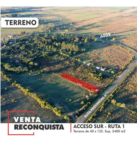Hermoso Lote Para Casa Quinta Media Cuadra Reconquista Santa Fe