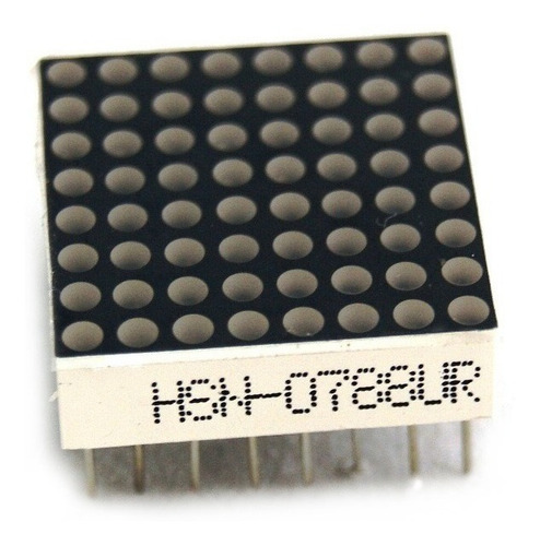 Matriz De Leds Mini 8x8 1.9mm Rojo Ánodo (arduino, Pic, Avr)