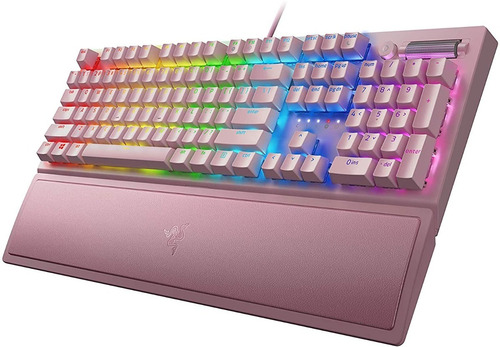 Imagen 5 de 6 de Teclado Mecánico Gamer Razer Blackwidow V3 Quartz Rosa Xg!