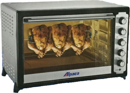 Horno Electrico Ind Alpaca 100lt 2800w 4func Spiedo Pintumm