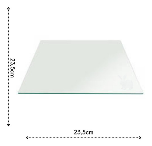 Imagem 2 de 7 de Vidro Para Impressora 3d - Ender 3 230x230x3mm