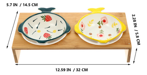 Cuenco De Cerámica Para Gatos Elevated Cat Bowls