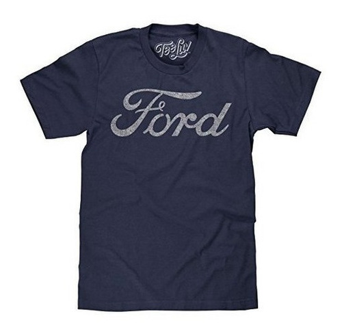 Tee Luv Ford Signature Shirt Distressed Ford Logo Camiseta
