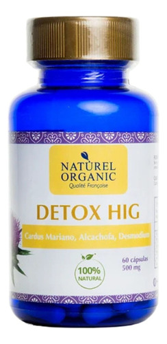 Suplemento Alimenticio Detox Hig Naturel Organic Capsulas